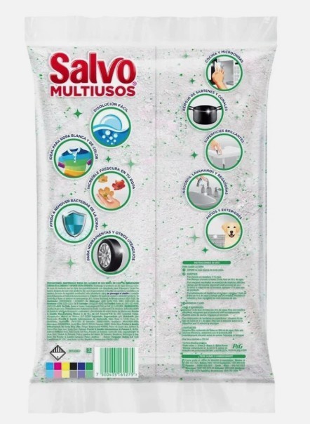 Salvo Multi-Purpose Cleaning Powder Lemon & Baking Soda 1kg x2 Imported Mexico