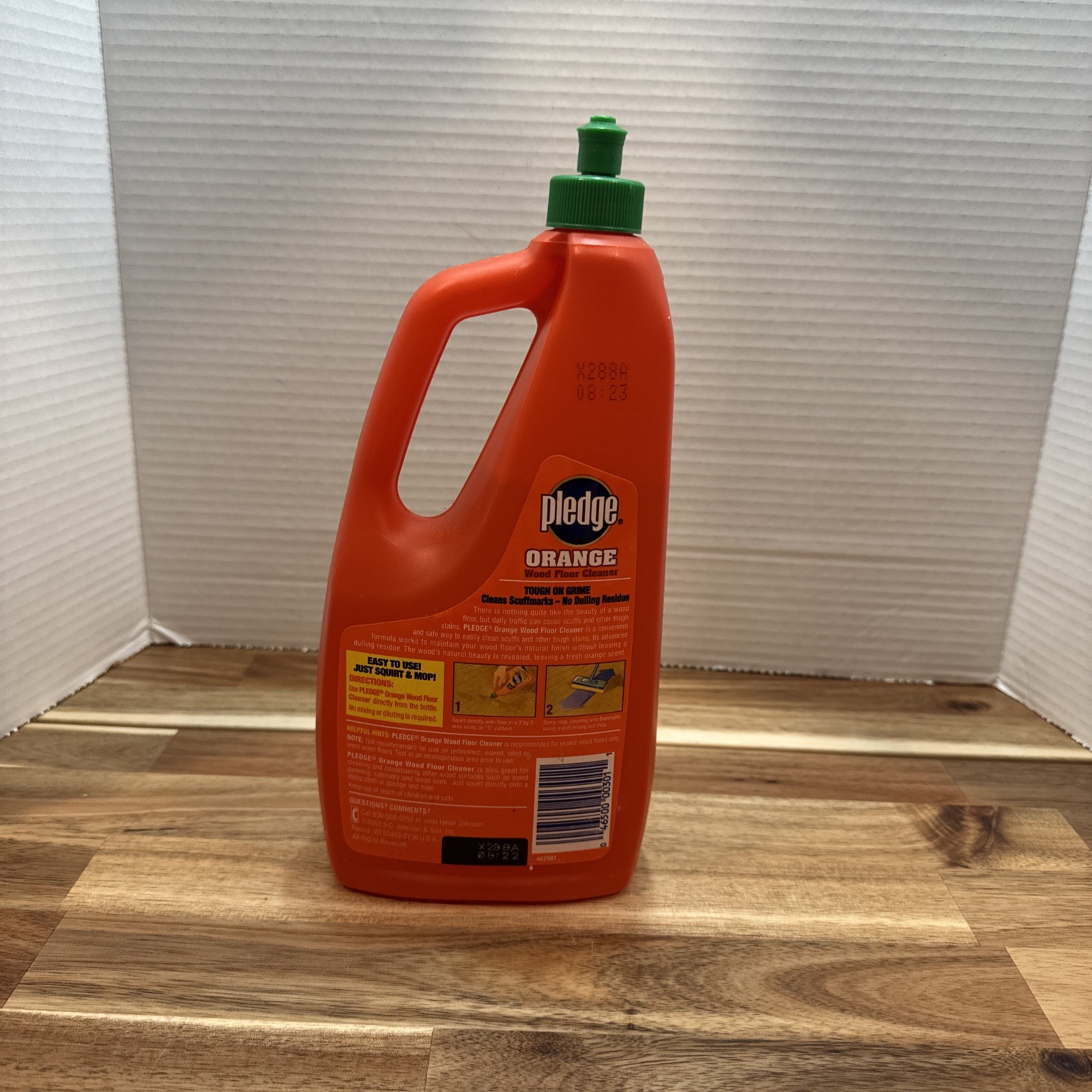 Pledge Citrus orange Wood Floor Cleaner 32oz New Retired Product No Dulling