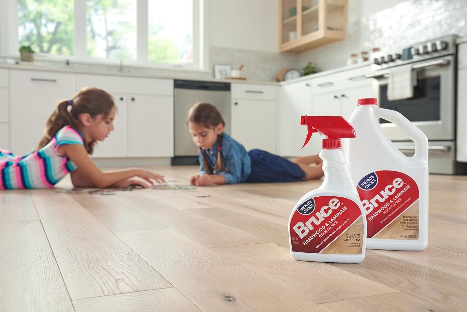 Bruce Hardwood and Laminate Floor Cleaner for All No-Wax Urethane Finished
