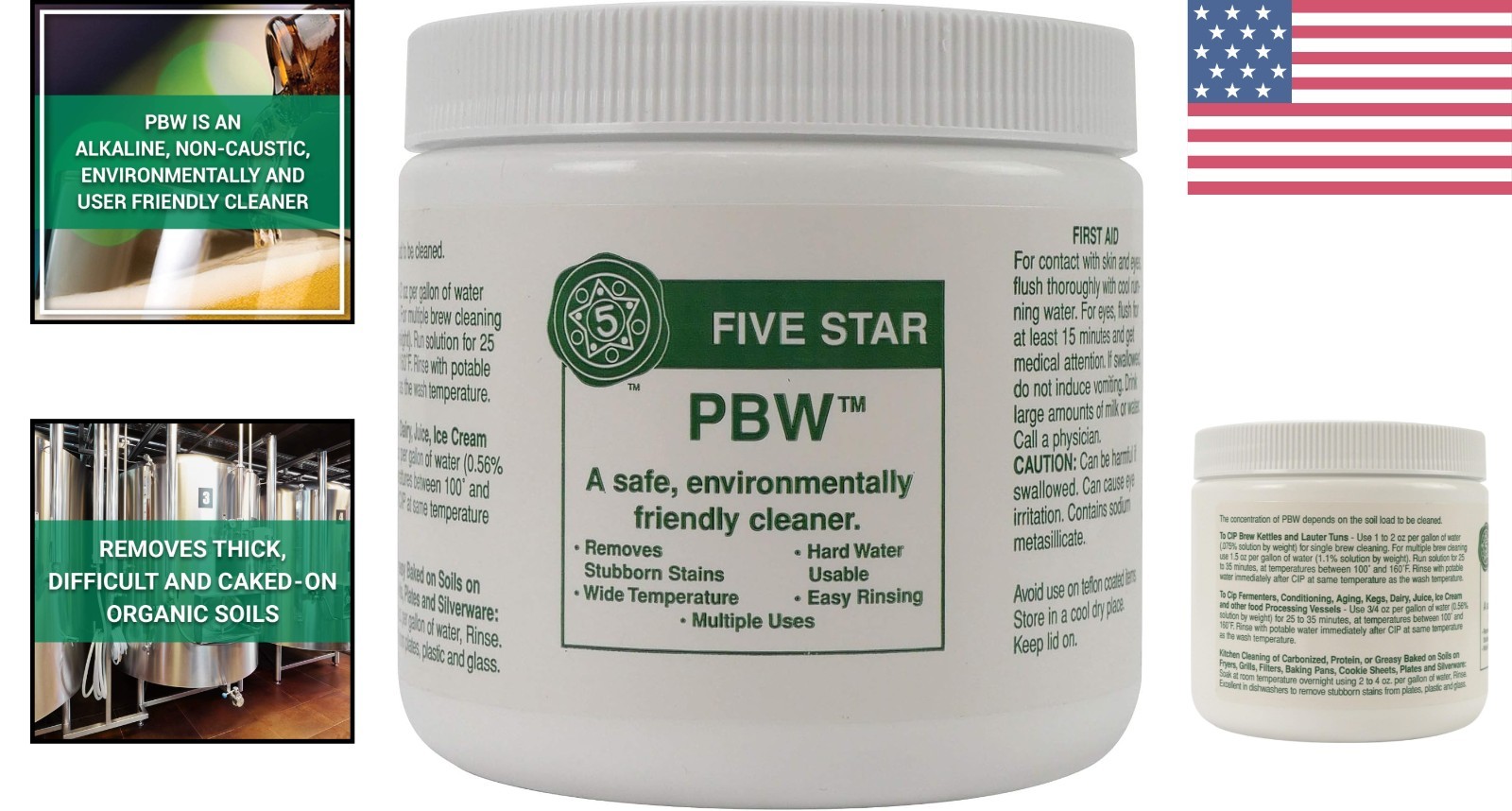 Eco-Friendly PBW Cleaner 1 lbs – Powerful Organic Stain Removal for Cookware