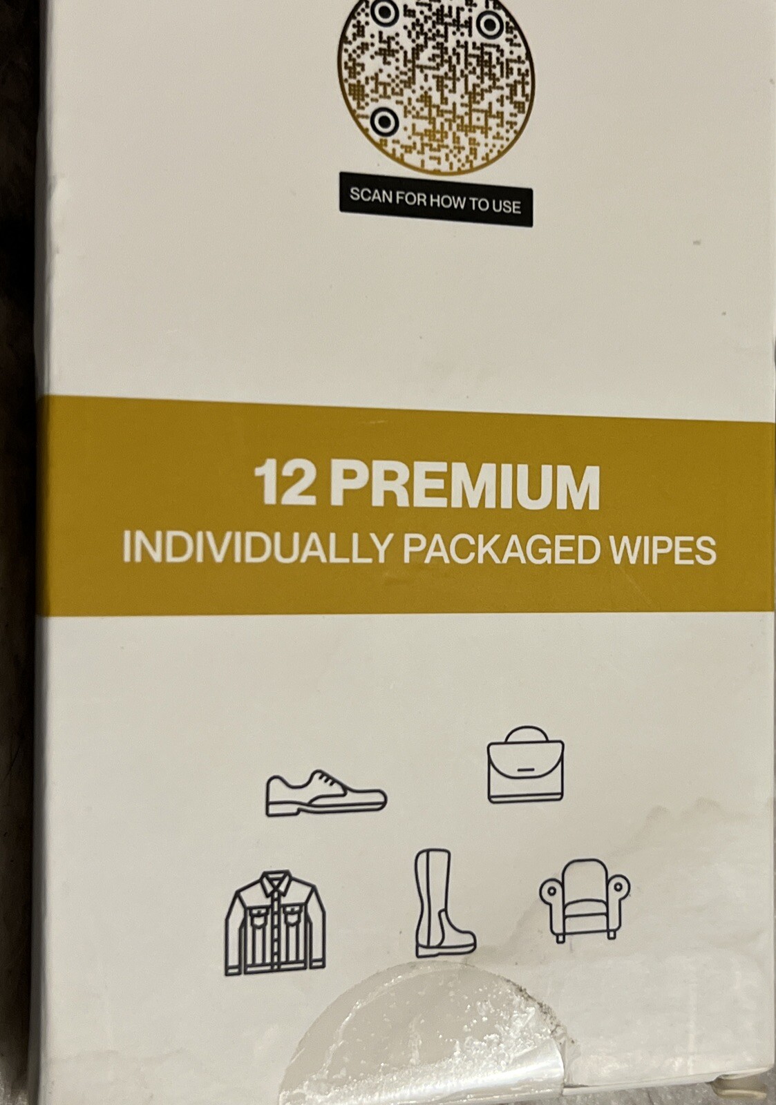WipeMate Leather Shine Wipes Floral Scent 12 Premium Individually Packed Wipes