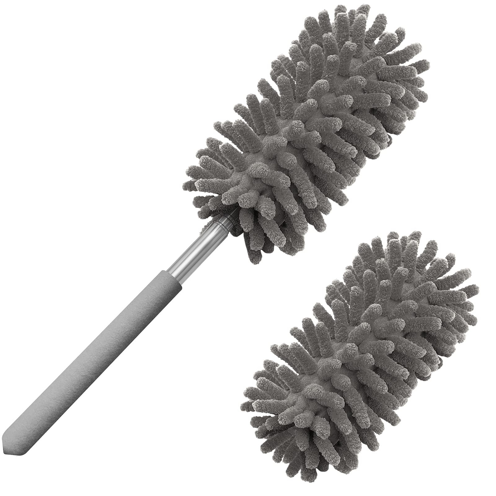 Microfiber Duster for Cleaning, Hand Washable Dusters with 2pcs Replaceable M…