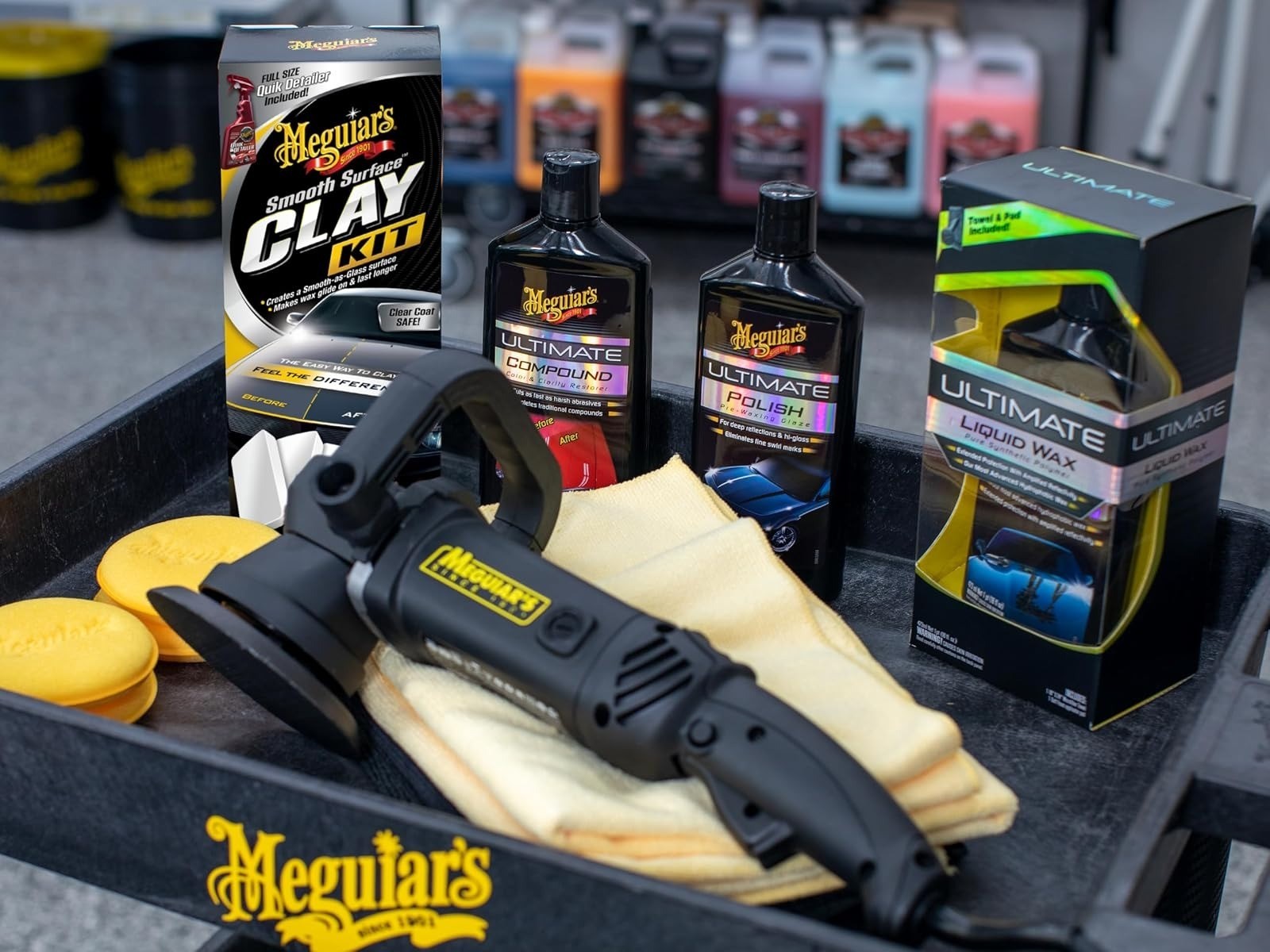 Meguiar’s G191700 Smooth Surface Clay Kit – Safe Automotive Cleaning