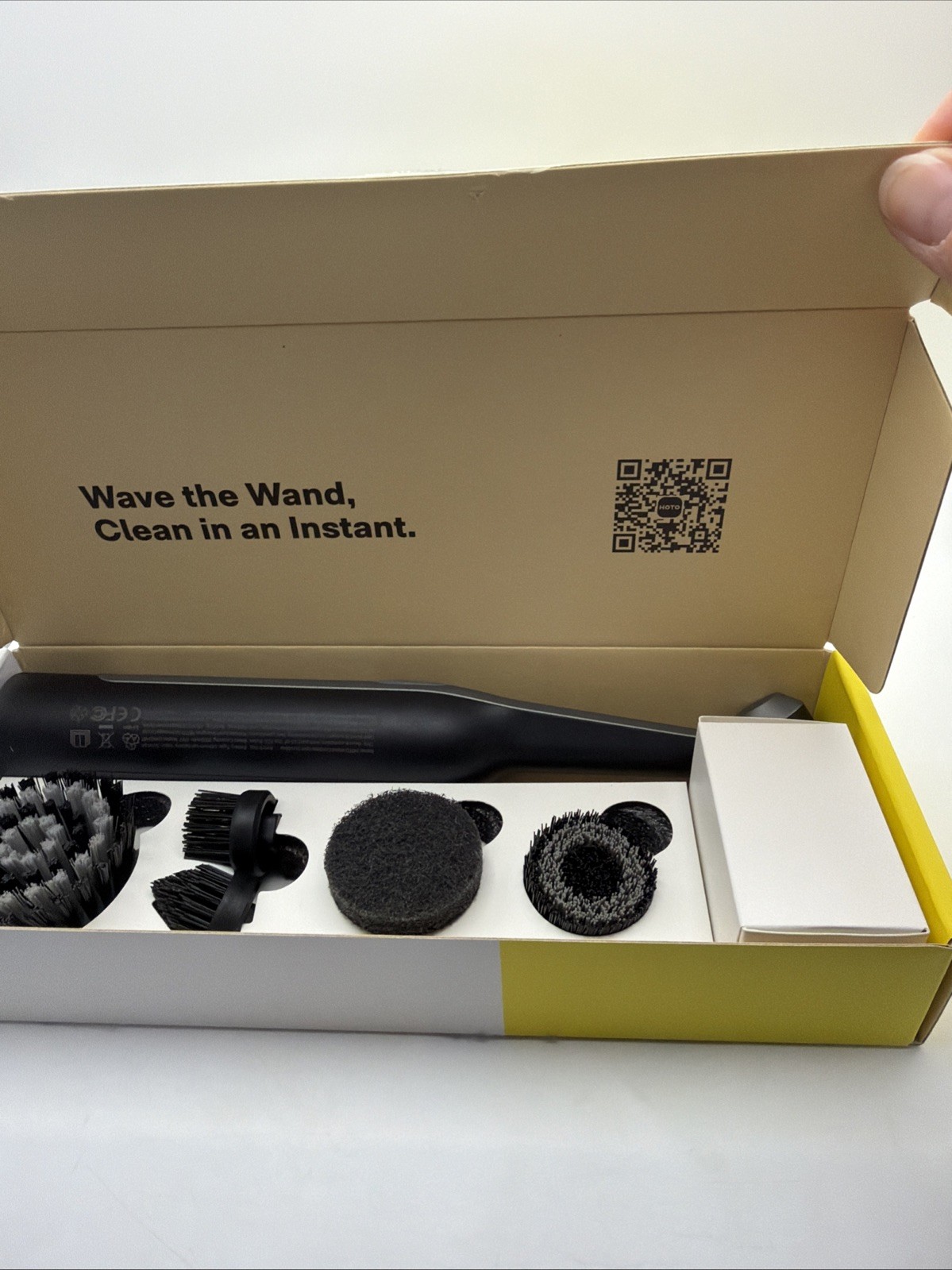Hoto Wand Cordless Spin Scrubber