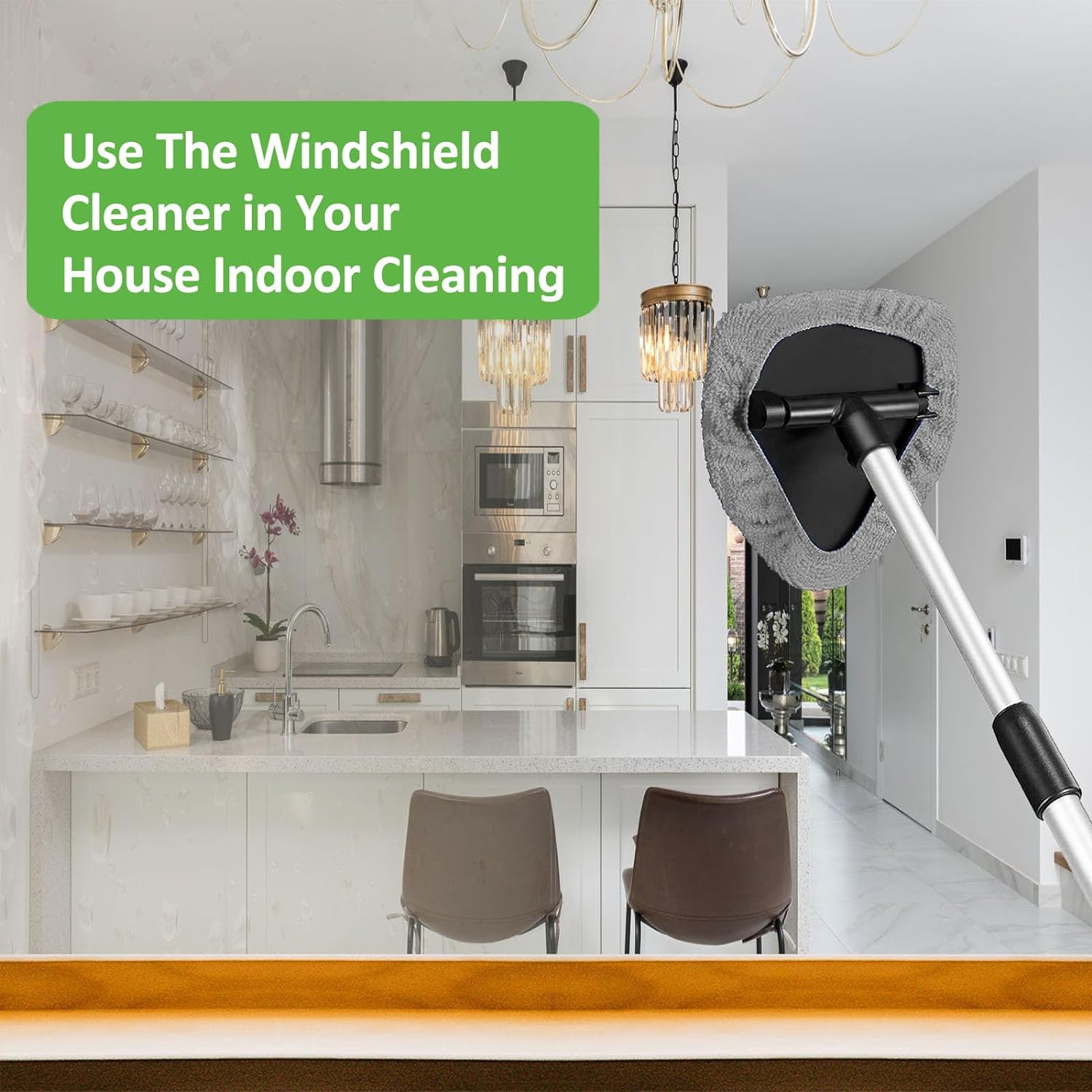 3 Pieces Windshield Cleaning Tool inside Car Window Cleaner Cleaning Tool with E