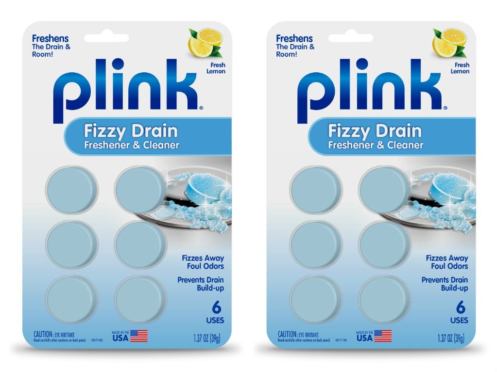 Fizzy Drain Cleaner, 6 Count (Pack of 2), Lemon Scent