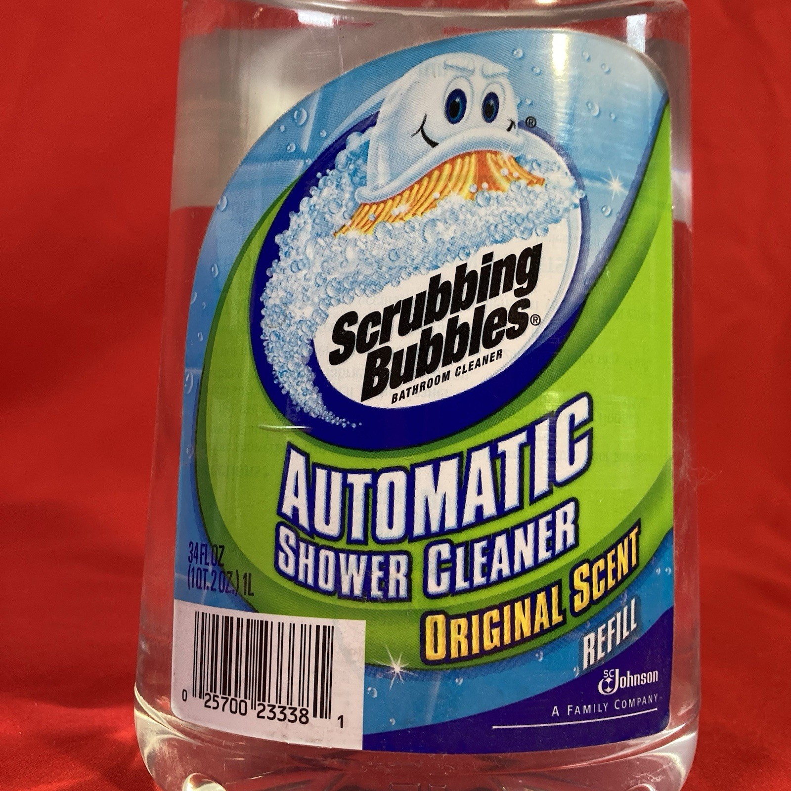 Scrubbing Bubbles 1 Liter Of Refill Liquid Only / for Automatic Shower Sprayer