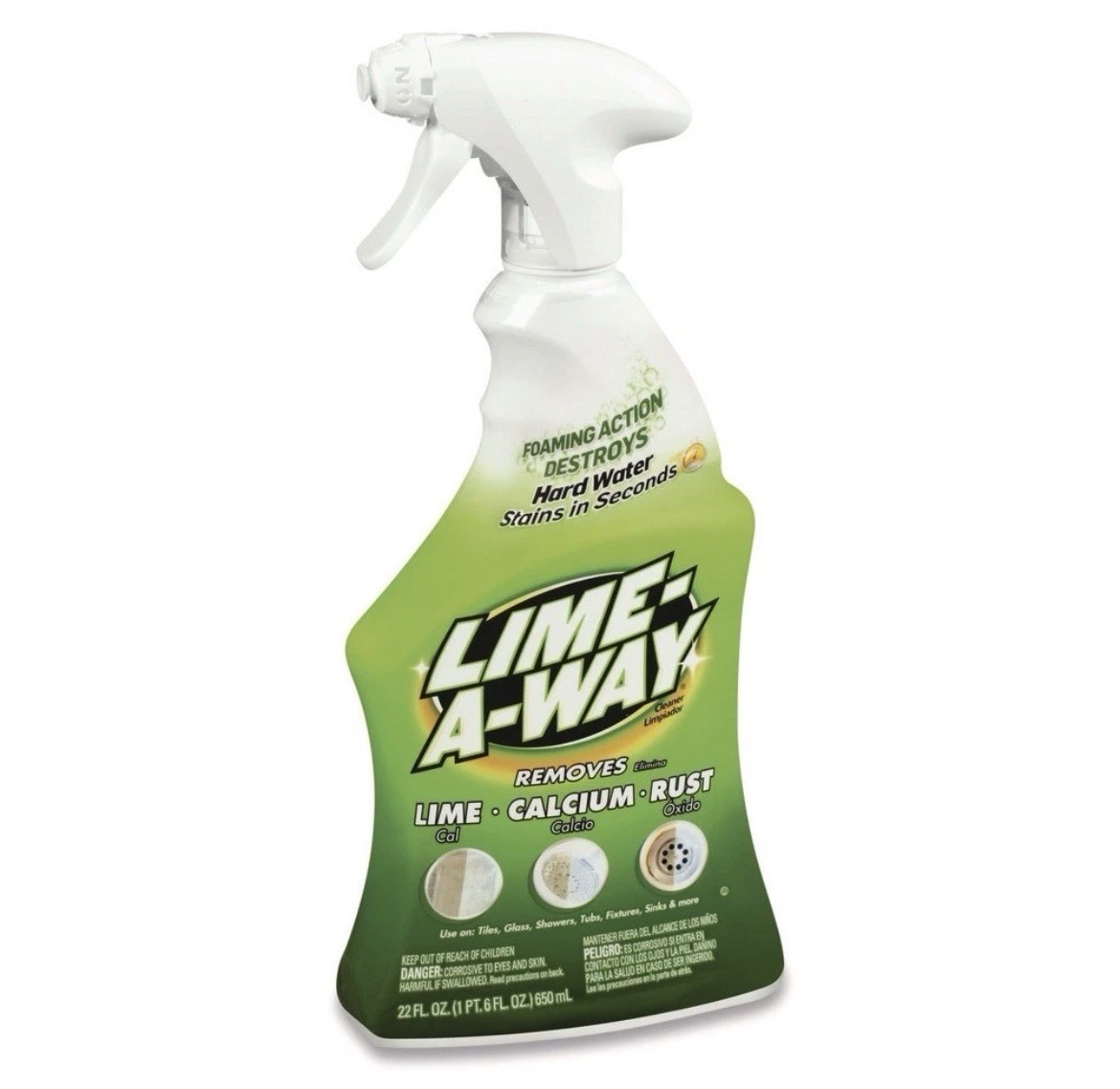 LIME-A-WAY 87103 22 oz. Spray Bottle Lime, Calcium and Rust Remover (6/CT) New