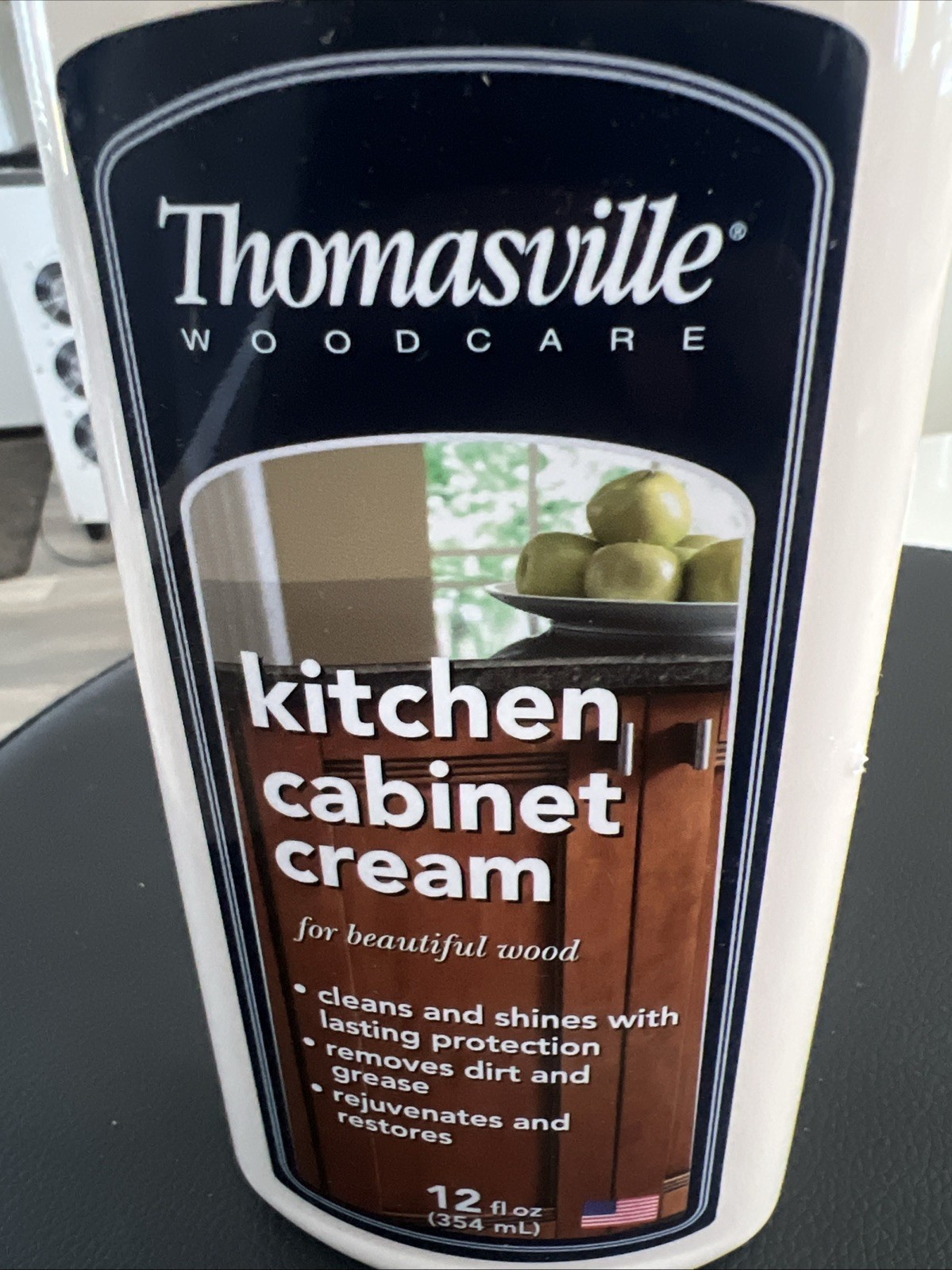 Thomasville Wood Care KITCHEN CABINET CREAM Cleans Shines Protects Restores 12oz