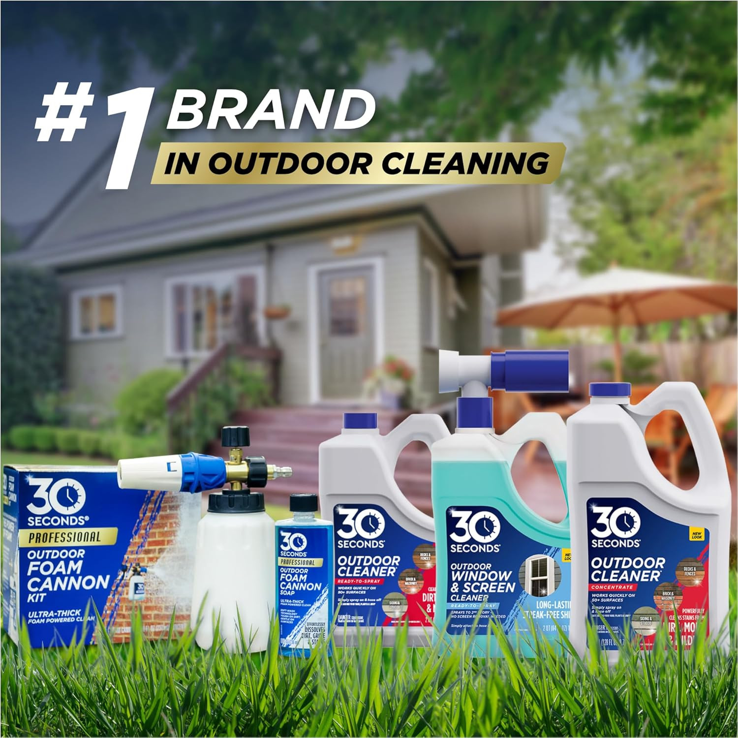 Foam Cannon Soap – 16 Fl. Oz. Outdoor Cleaner for Siding, Decks, Driveways & Mor
