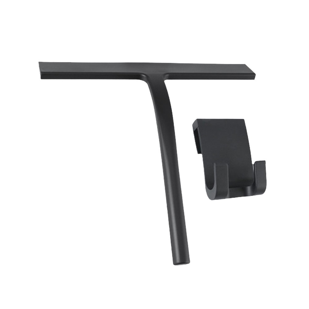 Silicone Squeegee Wiper with Hook Bathroom Shower Tile Scraper Clean Tool