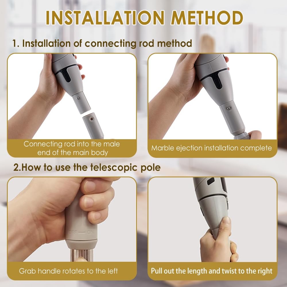 10 in 1 Electric Spin Scrubber, Bathroom Electric Cleaning Brush 10 Replaceme…
