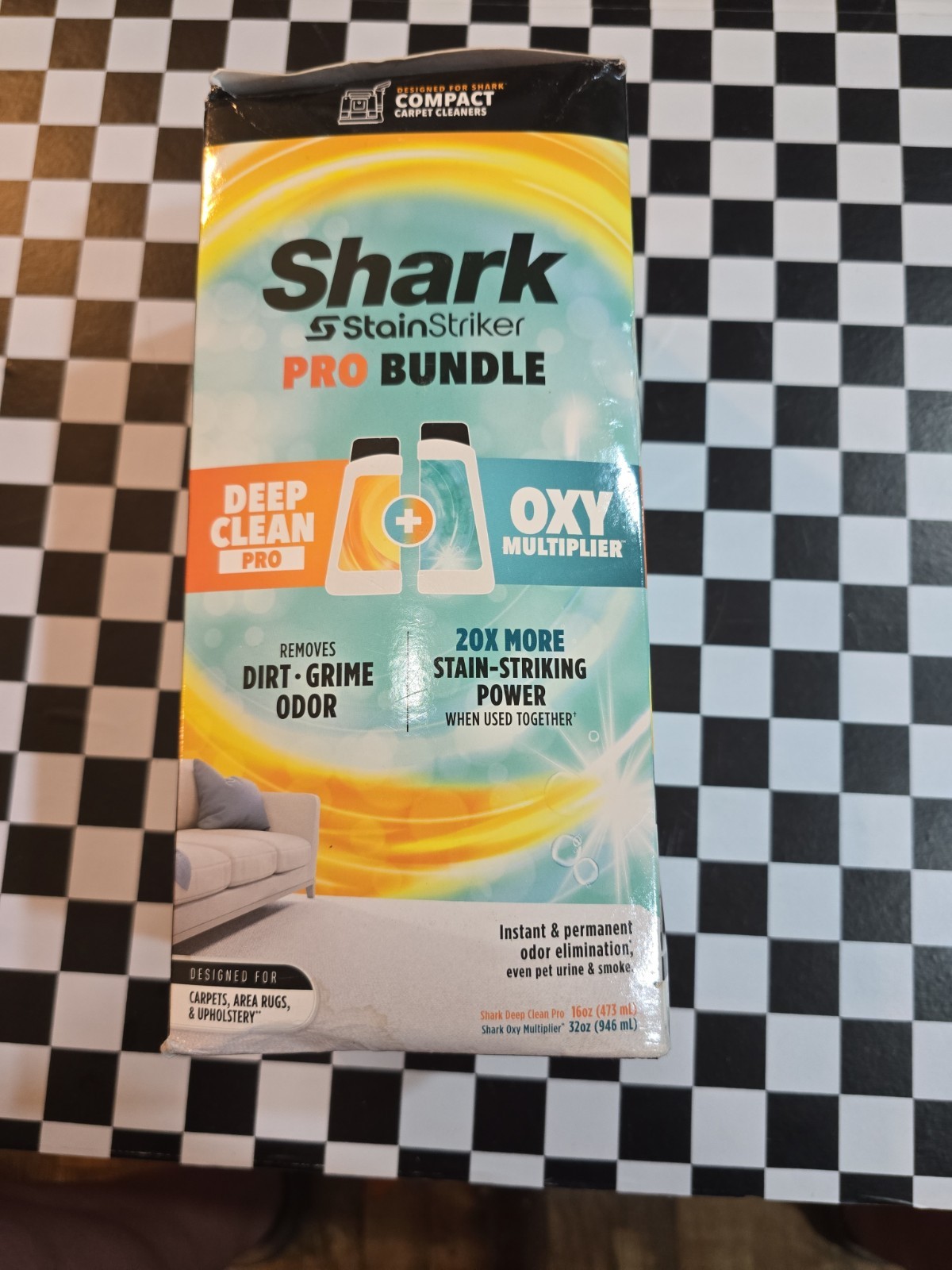 Shark StainStriker Pro Bundle 32oz OXY Multiplier + 16oz Deep Clean Pro NEW