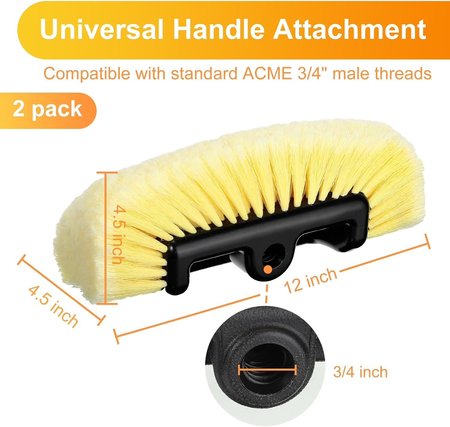 Replacement Wash Brush Head Soft Bristle Tool
