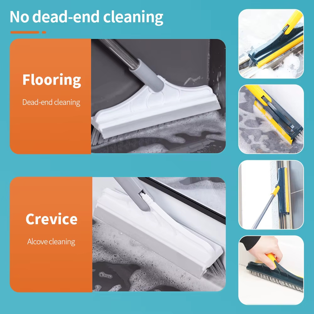3 in 1 Cleaning Brush Cleaner Brush for Cleaning Bathroom Brush with Long Handle