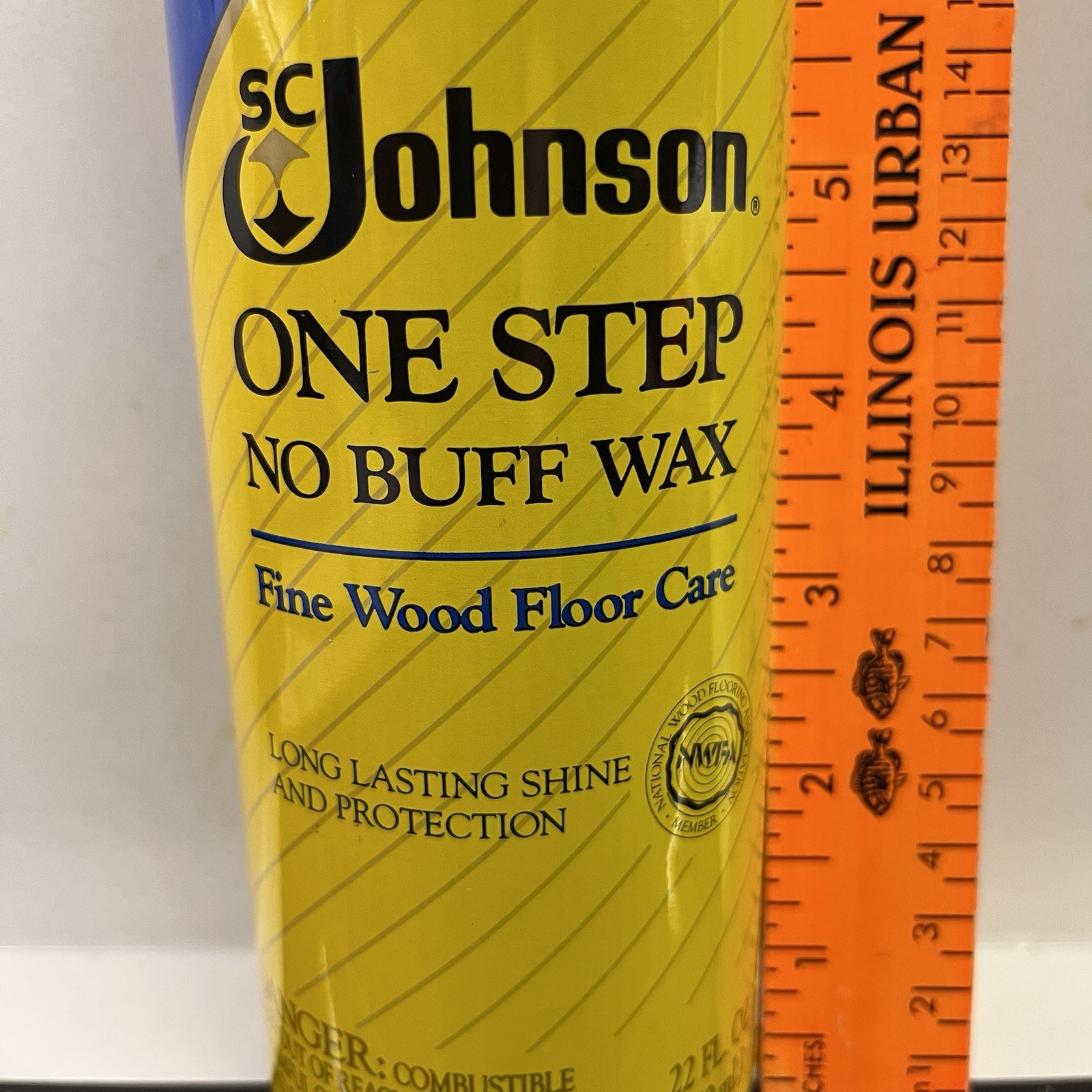 SC Johnson One Step No Buff Wood Wax Fine Wood Care 22oz Can Actual Wt 19oz