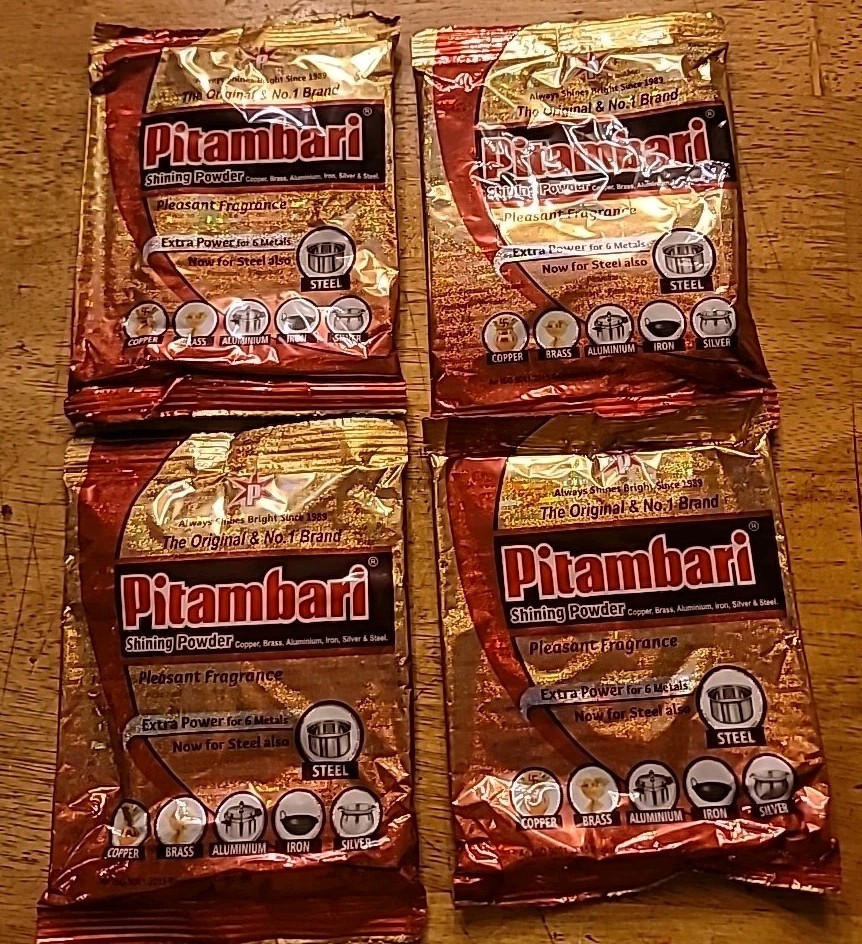 4pks Pitambari shining/polish powder
