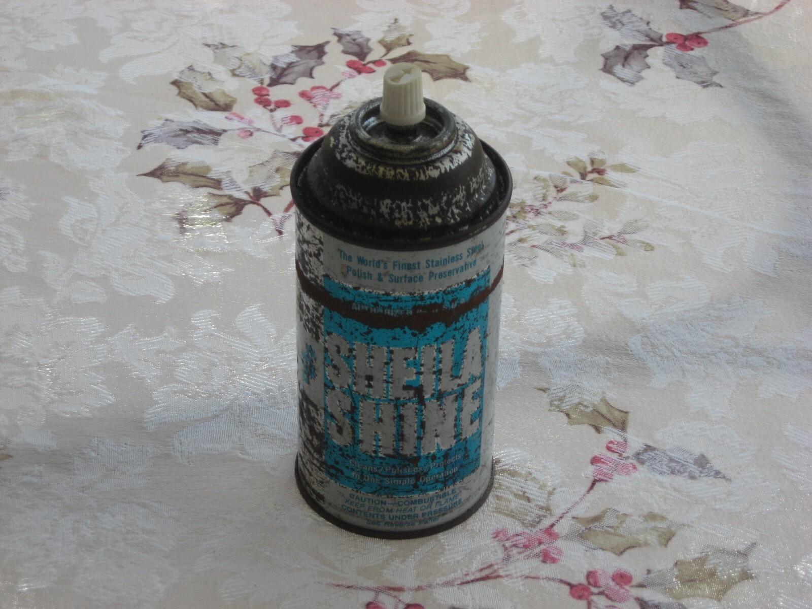 Vintage Sheila Shine Stainless Steel Cleaner & Polish 10 oz. Aerosol Can Rare
