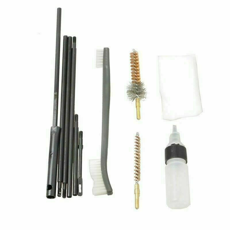 Rifle Gun Cleaning Kit Set for 5.56mm .223 .22 Caliber Nylon Brush Cleaner