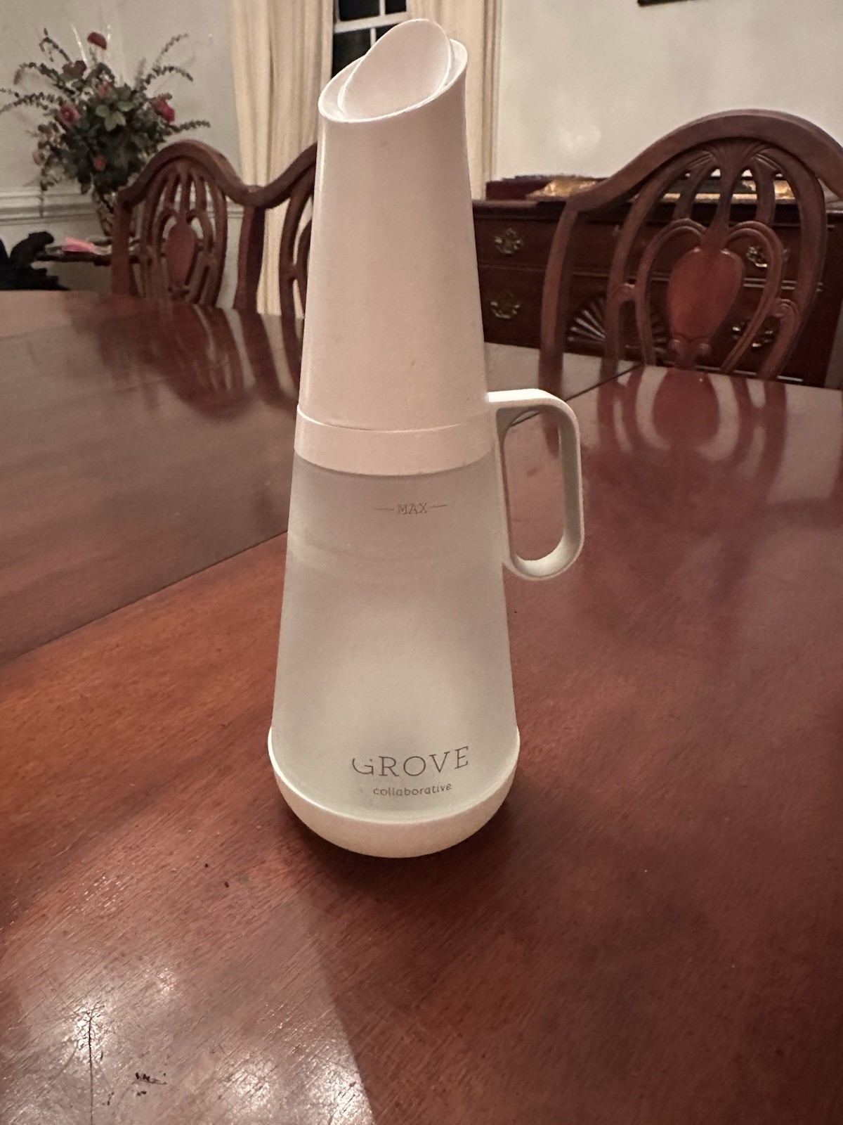 Grove Collaborative Laundry Detergent Dispenser Clear Grove Laundry Bottle Glass