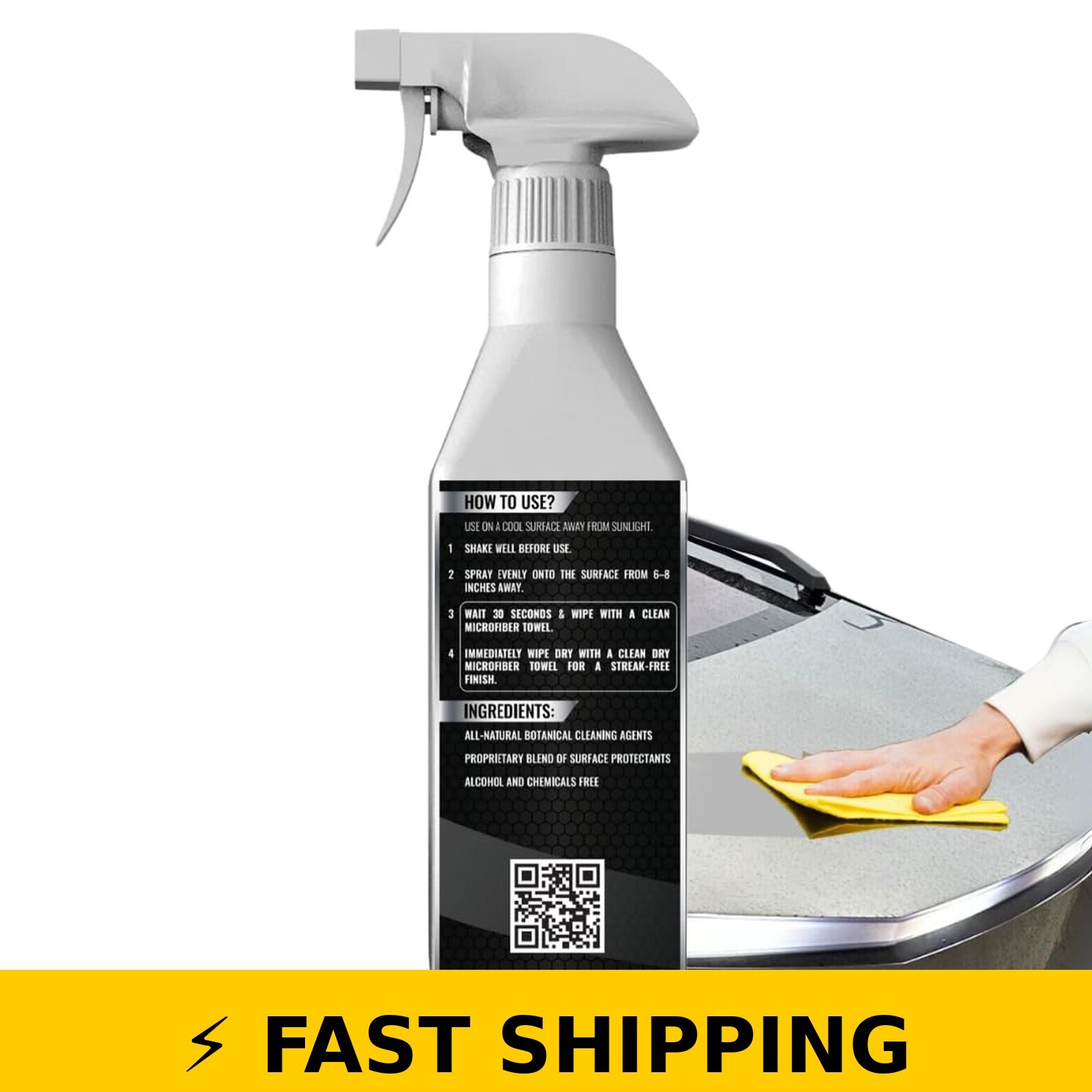 CyberSudZ Waterless Stainless Steel Wash for Tesla CyberTruck 17 Fl. Oz.