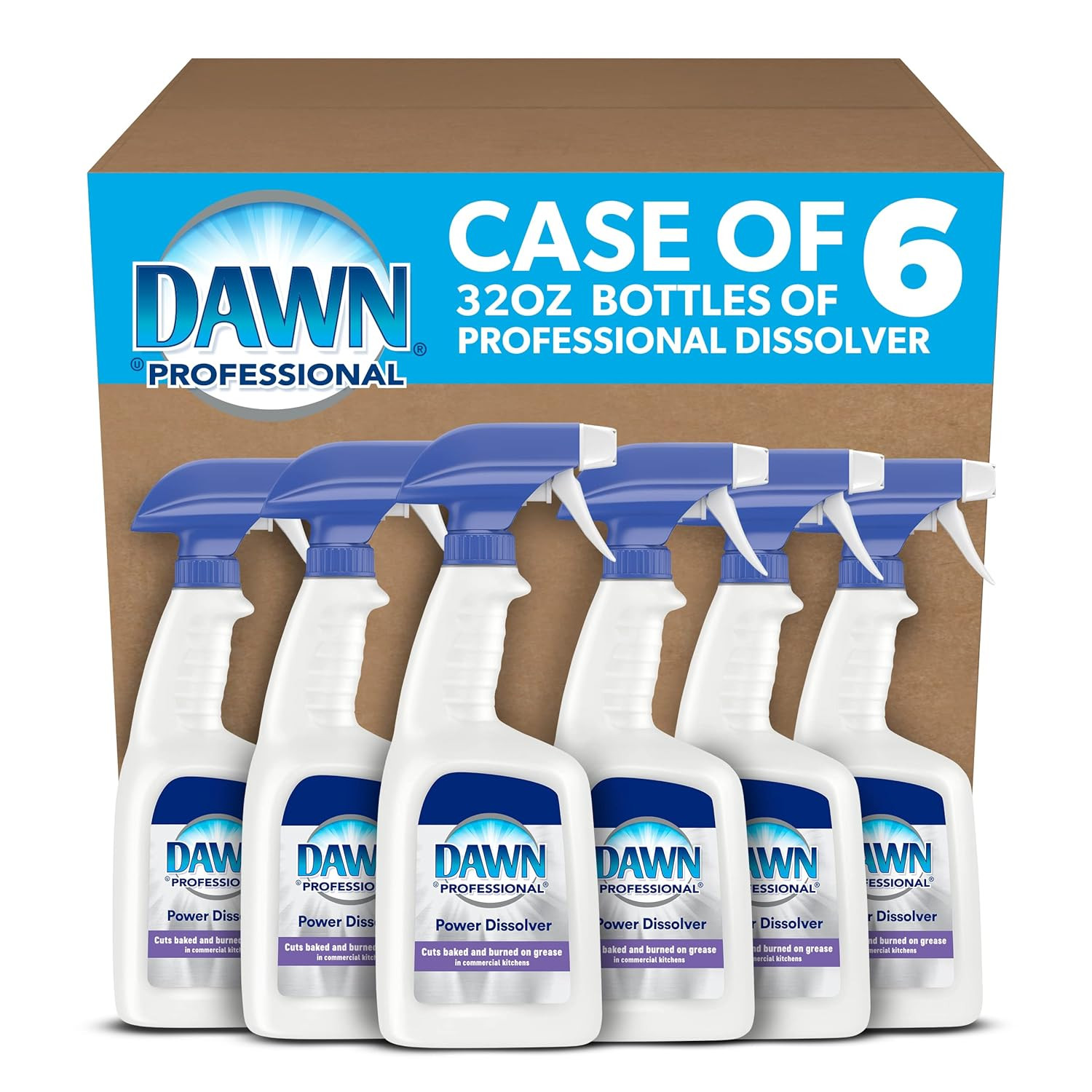 Dawn PRO Power Dissolver, Bulk Kitchen Degreaser Spray for Pots & Pans, Dishes,