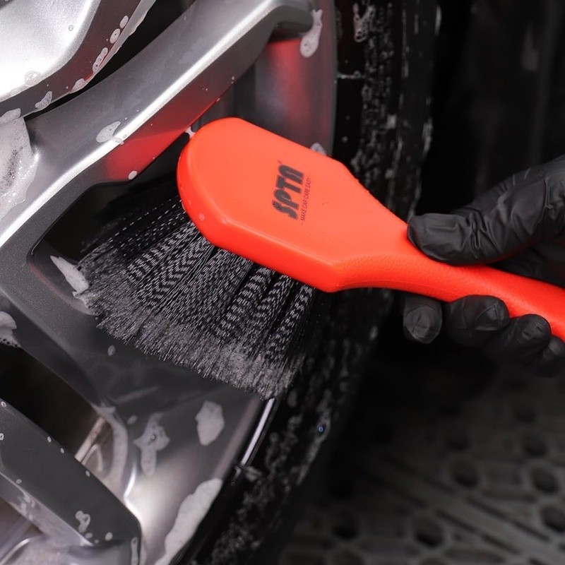 Ergonomic Wheel Tire Brush Kit 7 Pieces Flexible Cleaning Tools Vehicles New