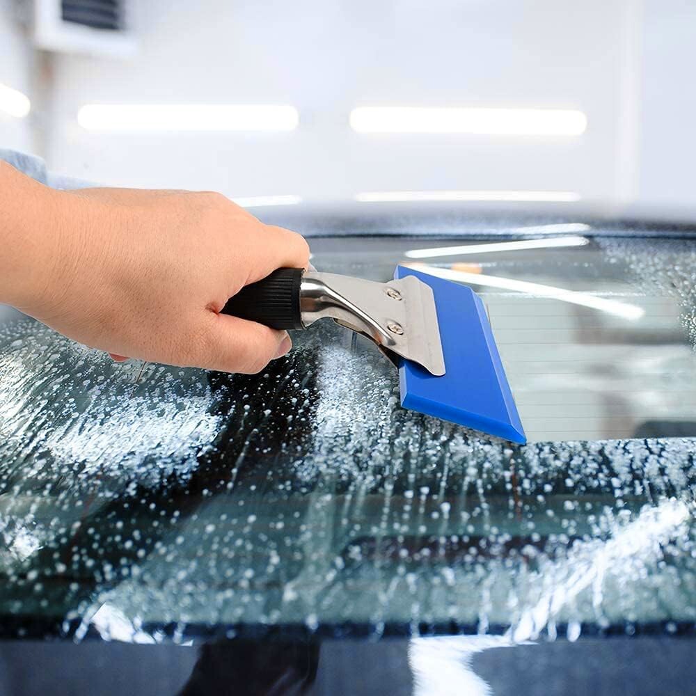 Portable Moisture-Resistant TPU Water Scraper for Windshield,Glass Door Cleaning