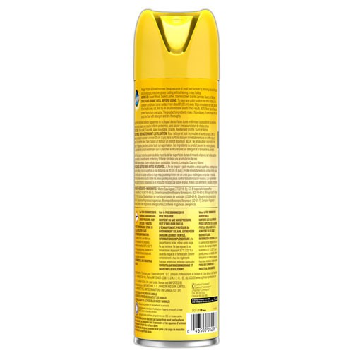 Pledge 301168 Furniture Polish, Lemon, 14.2 oz Aerosol Spray 6/Carton