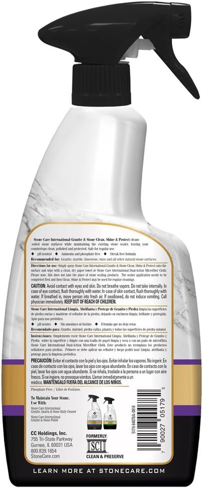 Stone Care International Granite Clean, Shine & Protect – Cleans Polishes & Prot