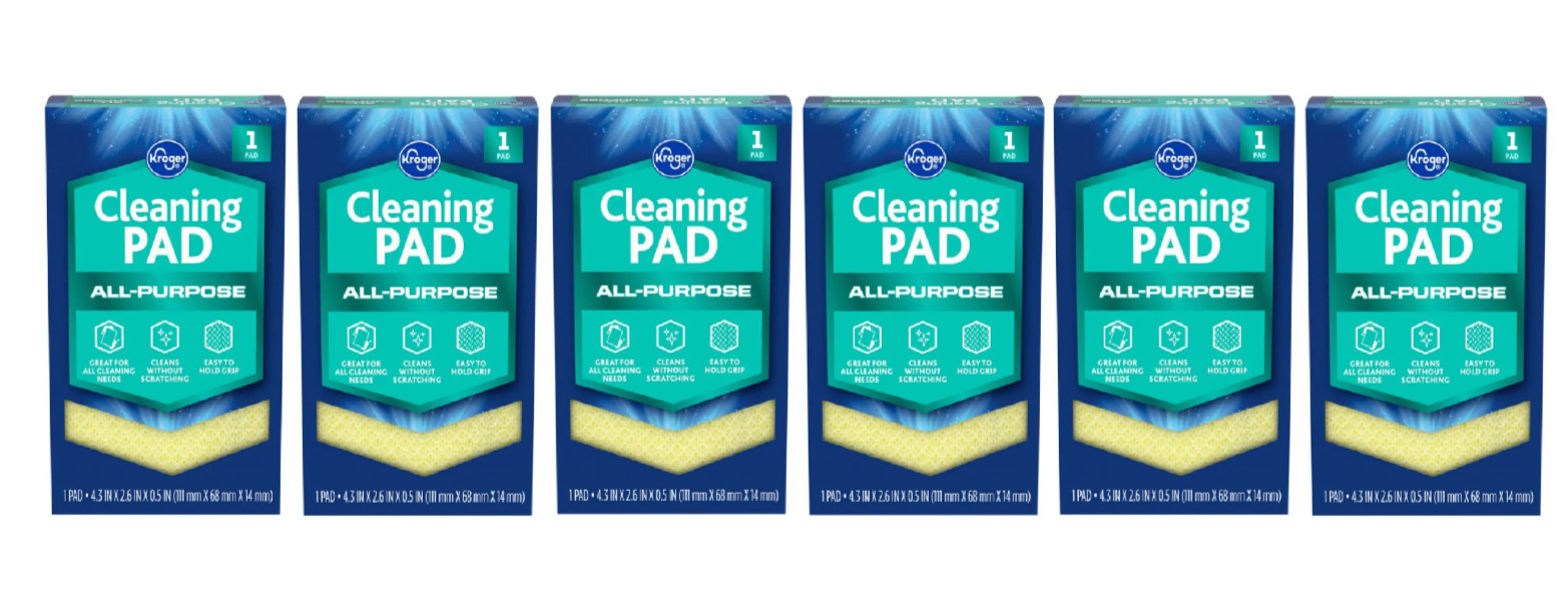 Kroger Home Sense All Surface Cleaning 6 Pad
