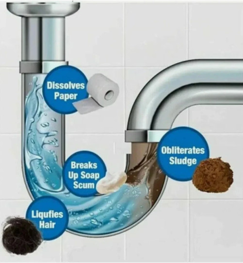 1-5x Wild Tornado Powerful Sink Drain Cleaner High Efficiency Clogging Remover