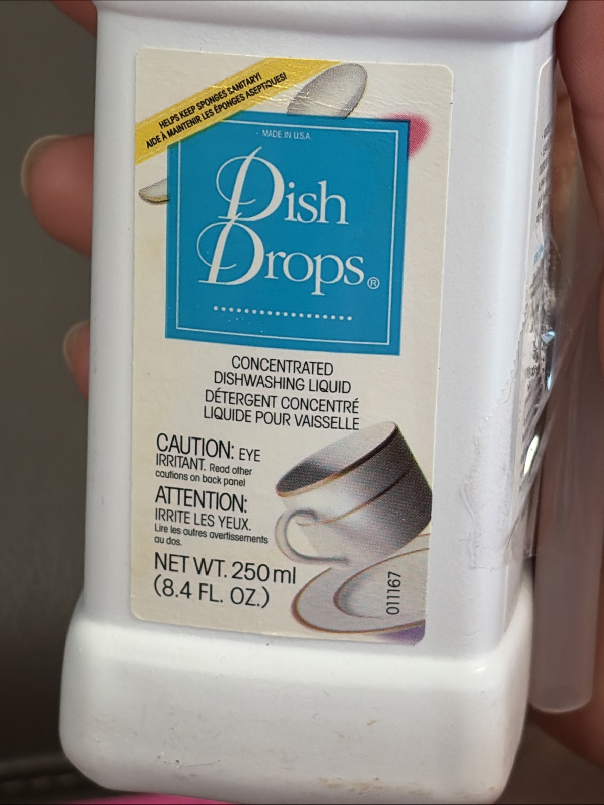 Amway Vtg Dish Drops concentrated dishwashing liquid 8.4 fl. oz Soap NOS 1990s