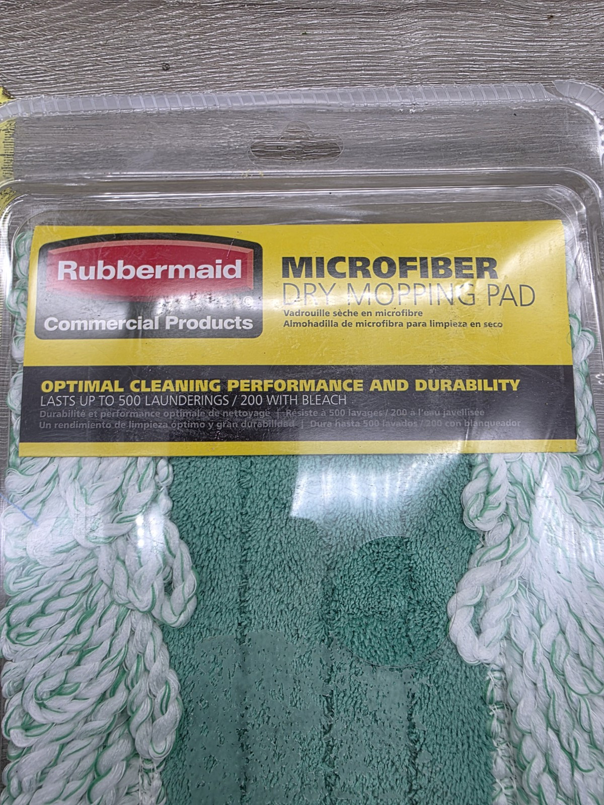 RUBBERMAID Microfiber Dust Mopping Pad #FGQ40820GR00