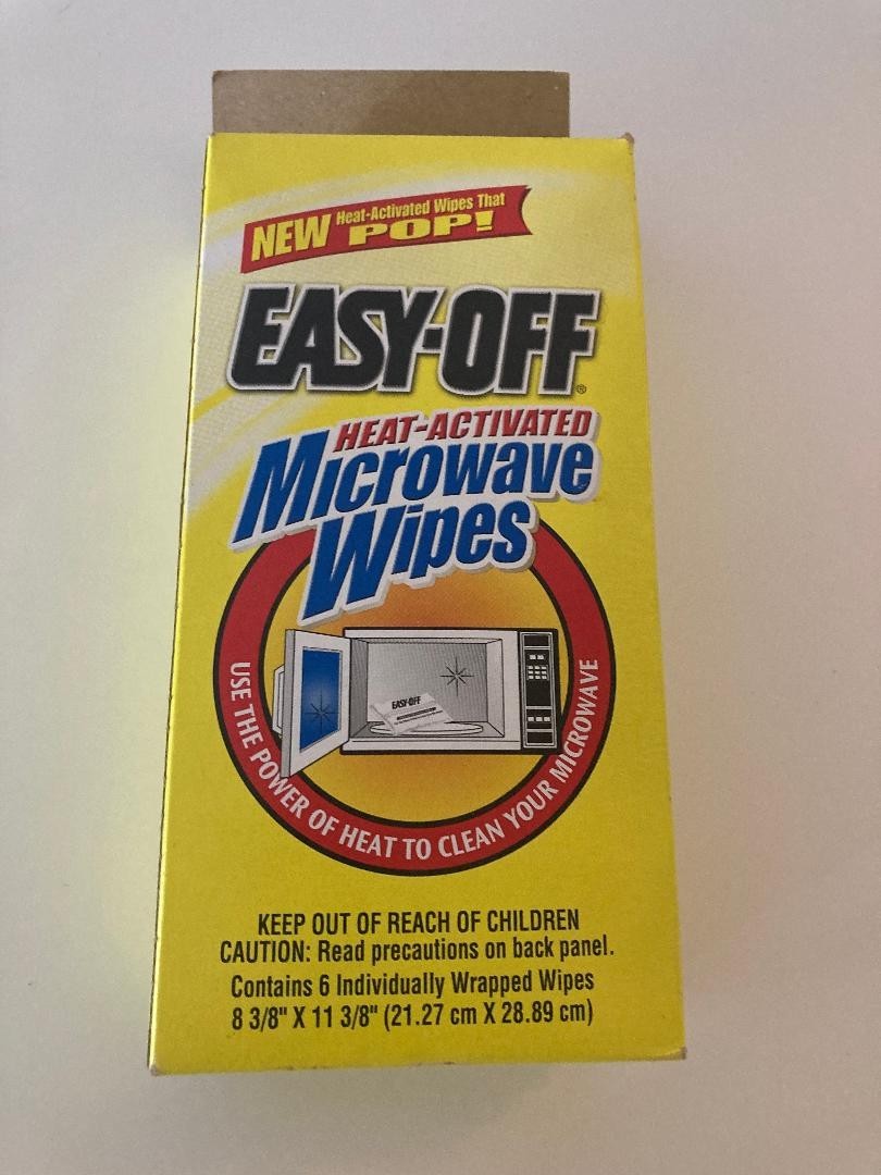 Easy-Off Microwave Wipes Classic Empty Box with Bonus!!