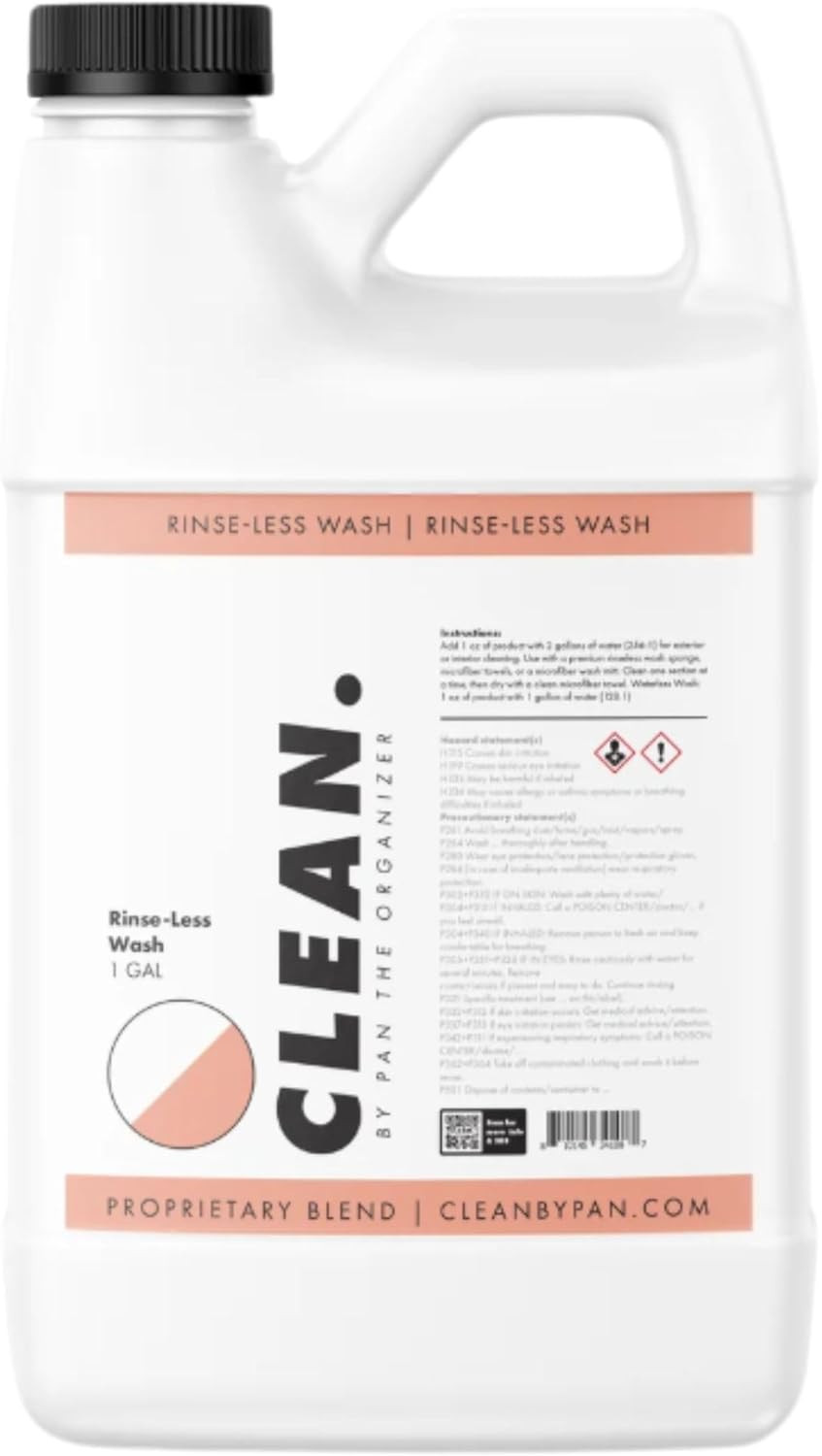 CLEAN. Rinse-Less Car Wash – 128Oz Waterless Cleaner for All Surfaces
