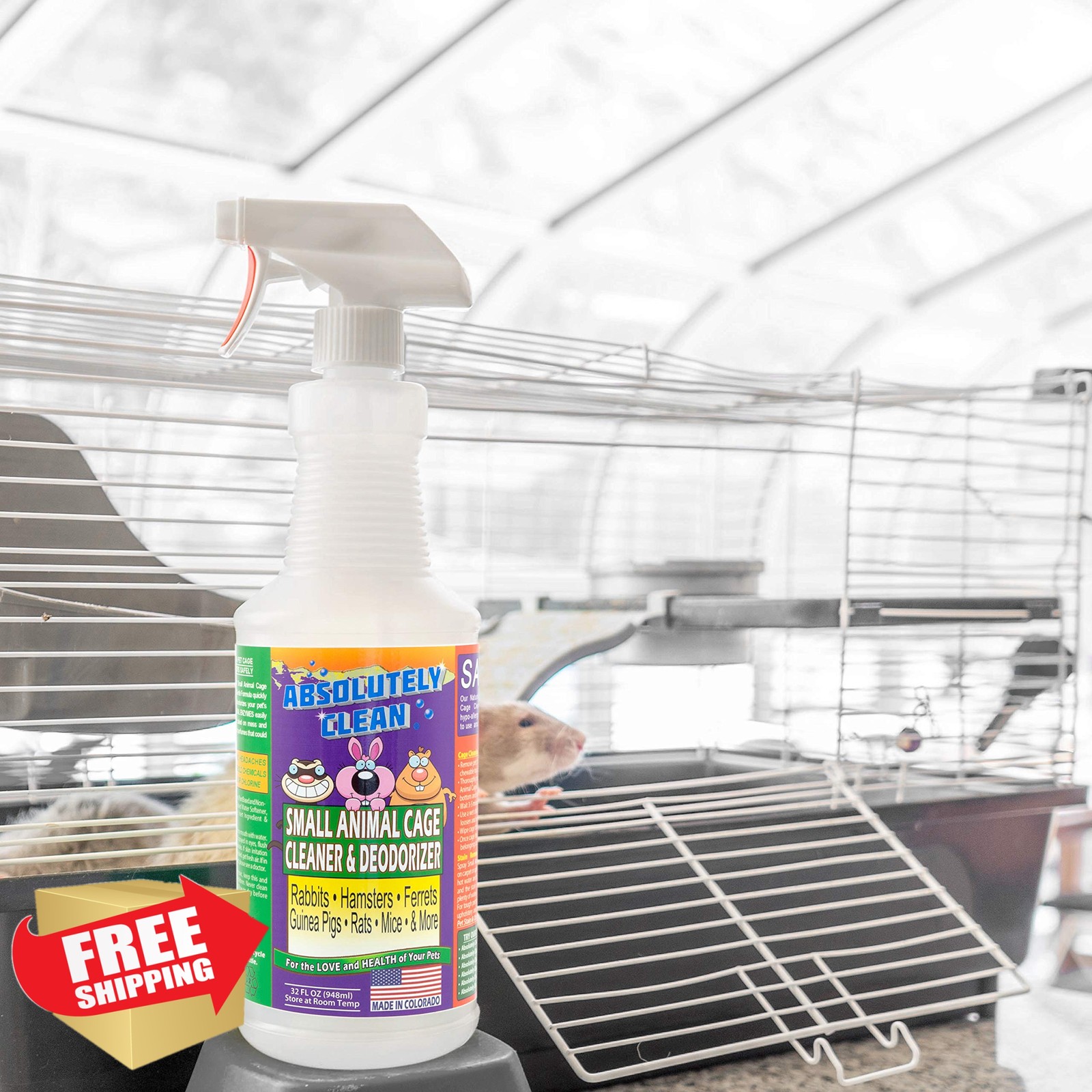 Absolutely Clean cage cleaner 32 fl oz