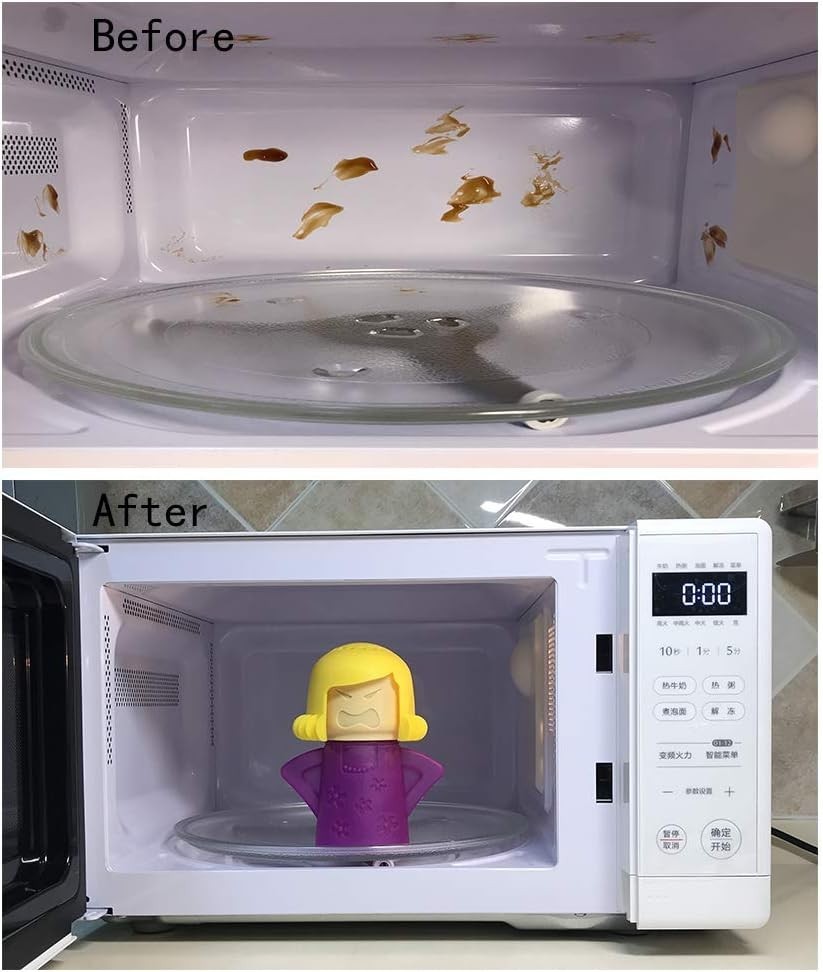 Dishwasher Safe Angry Mom Microwave Cleaner for Effortless Cleaning!