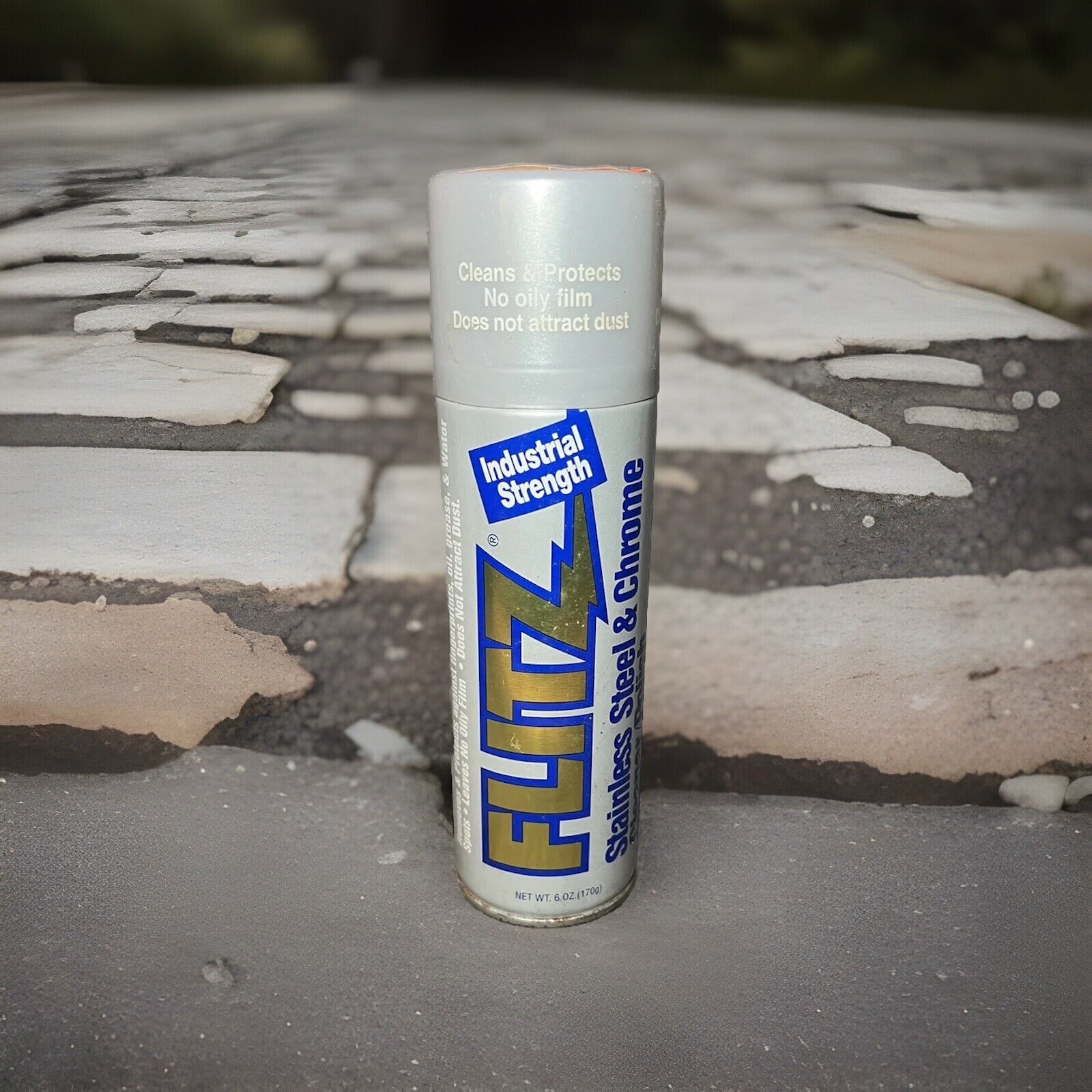 4 Cans NOS Flitz Stainless Steel & Chrome Cleaner Polish 6 Oz Each