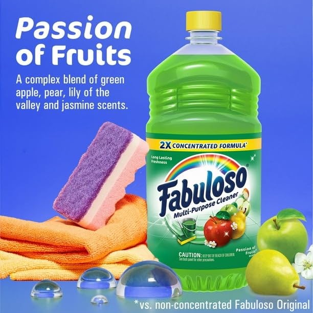 Multi Surface All Purpose Floor Cleaner, Passion Of Fruits Scent, 56 Fl Oz,…