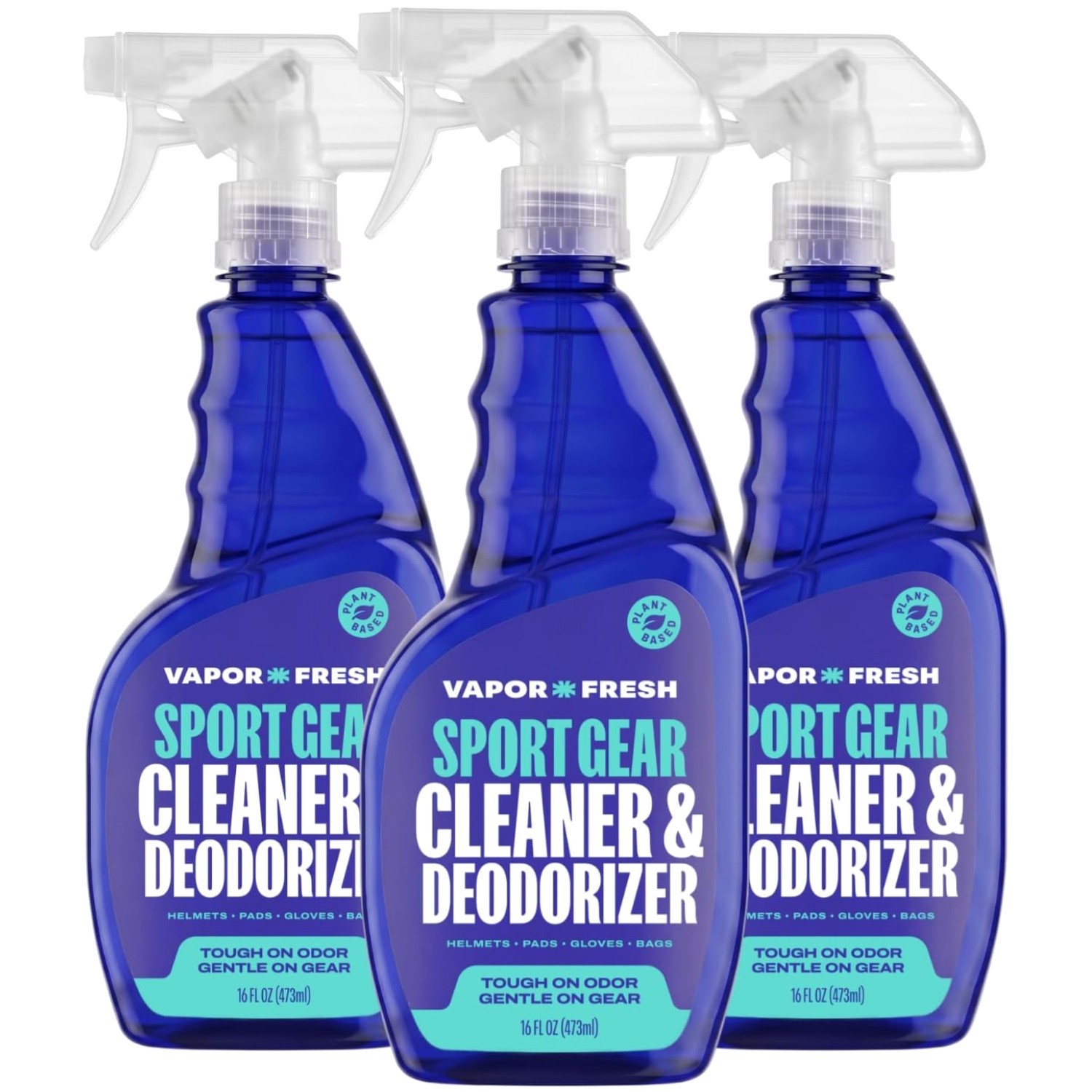 Clean & Freshen Sports Gear – Natural Formula – 3-Pack
