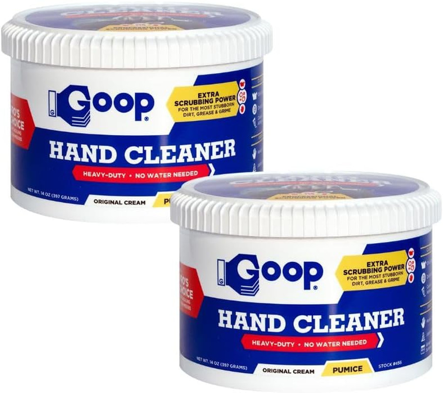 Multi-Purpose Waterless Hand Cleaner with Pumice – 14 Oz Can (Pack of 2)
