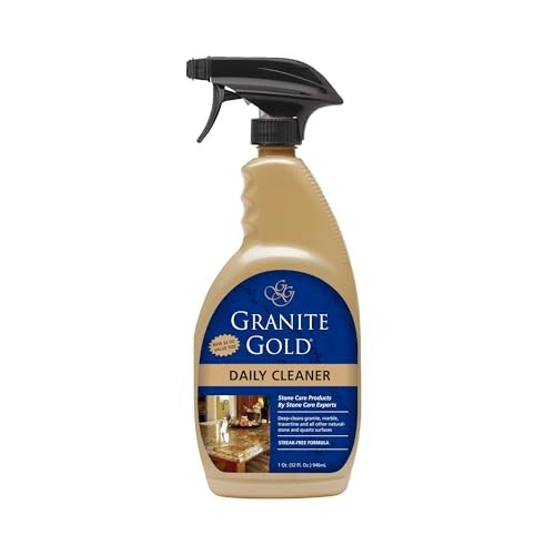 Granite Gold Daily Cleaner for Granite, Marble, Quartz & Natural Stone – 32 oz