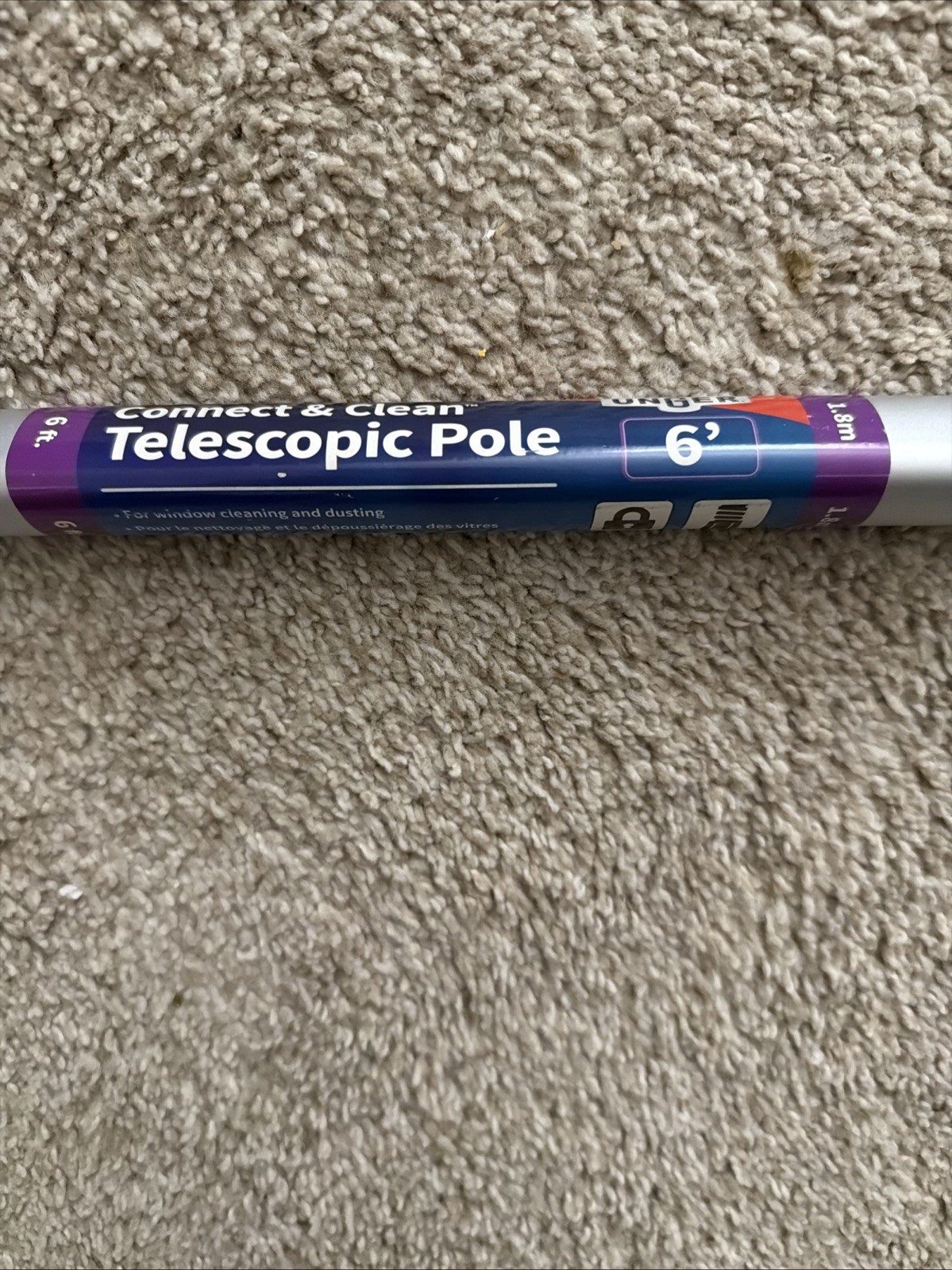 Unger Connect & Clean Telescopic Pole 6ft