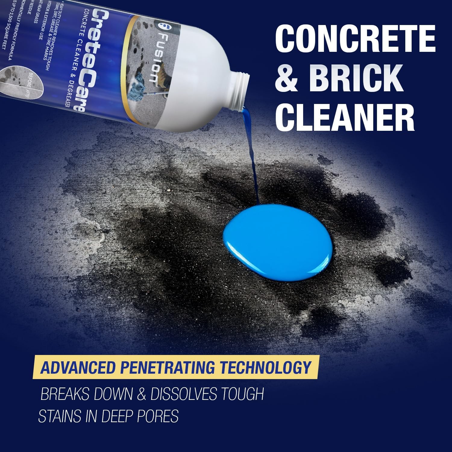 Fusion CreteCare: The Ultimate Concrete Cleaner and Driveway Oil Stain Remove…