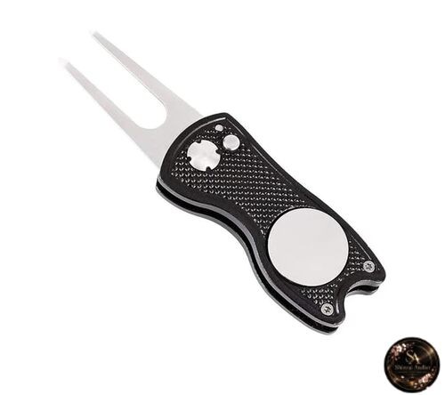 SZSL Golf Fork Aluminum Alloy Stainless Steel Metal Aluminum Shank Foldable Golf