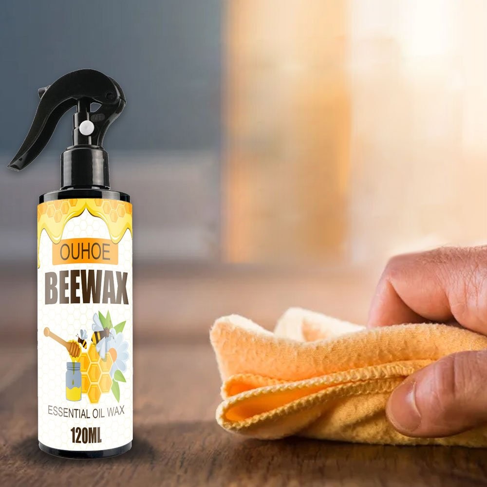 Bee Wax 120ml Furniture Polish Spray Micro-Molecularized Beeswax US