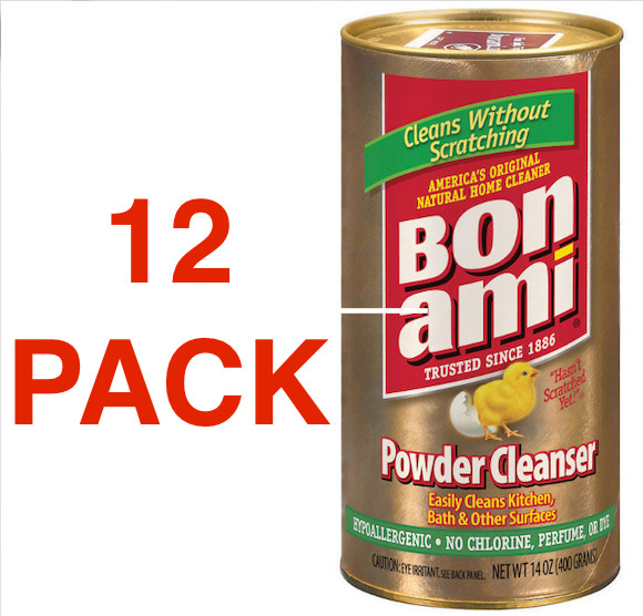 Bon Ami No Scent Cleaner 14 oz Powder (Pack of 12)