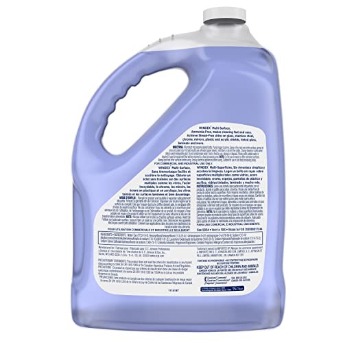 Windex Non Ammoniated Glass Cleaner Pack of 4 Streak Free Shine 32 Fl Oz