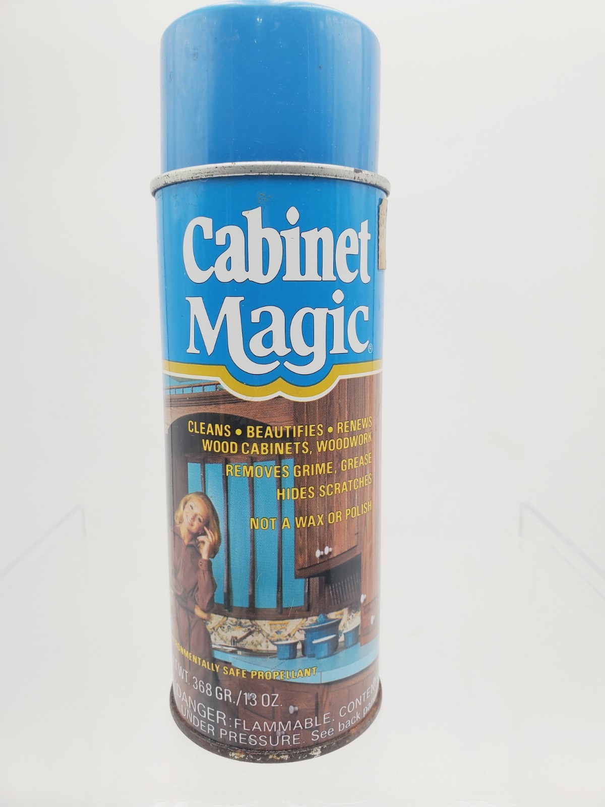 Lot Of 2 Vintage Orginal Cabinet Magic Wood Cleaner 13oz Aerosol